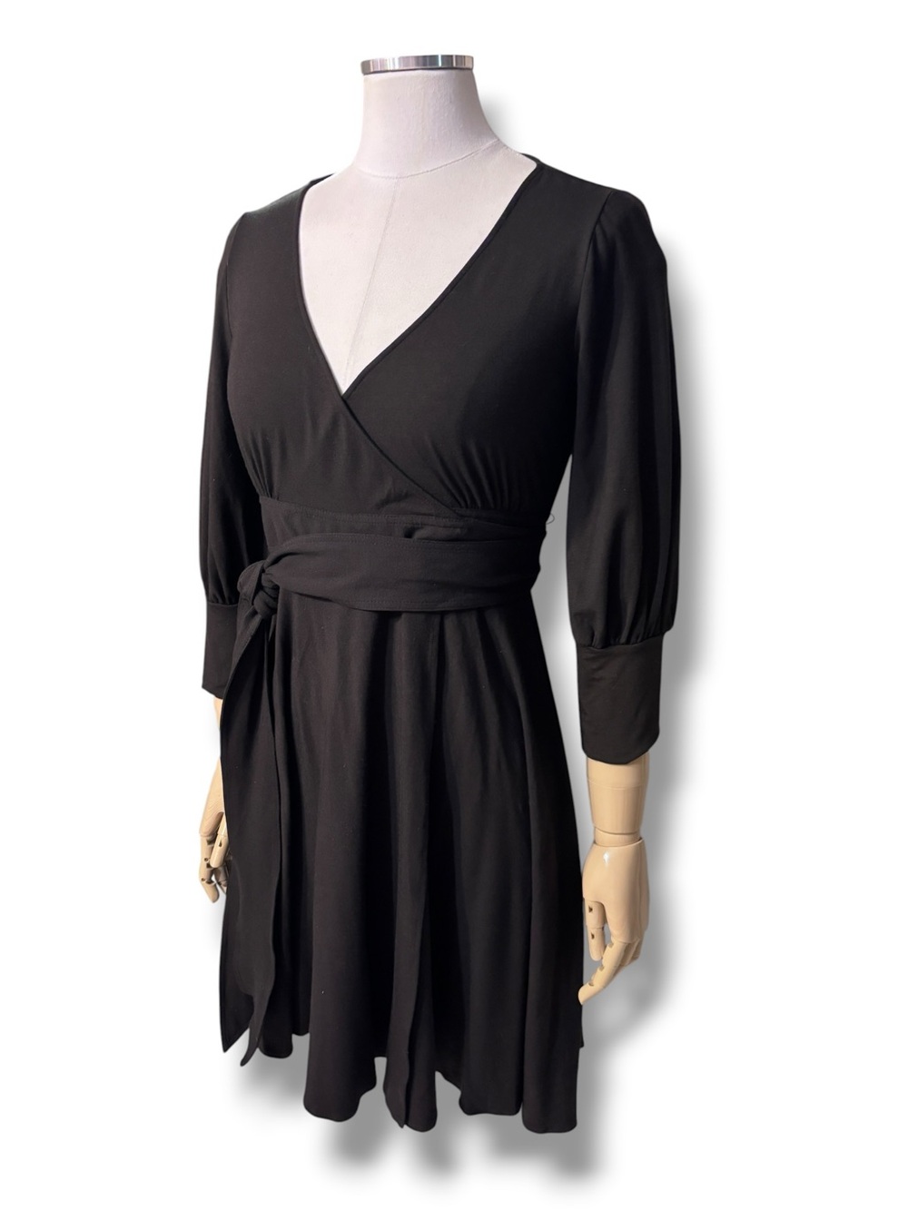 THEORY “Olyvia” Dark Brown Wrap Dress Size Medium NWT Ballet